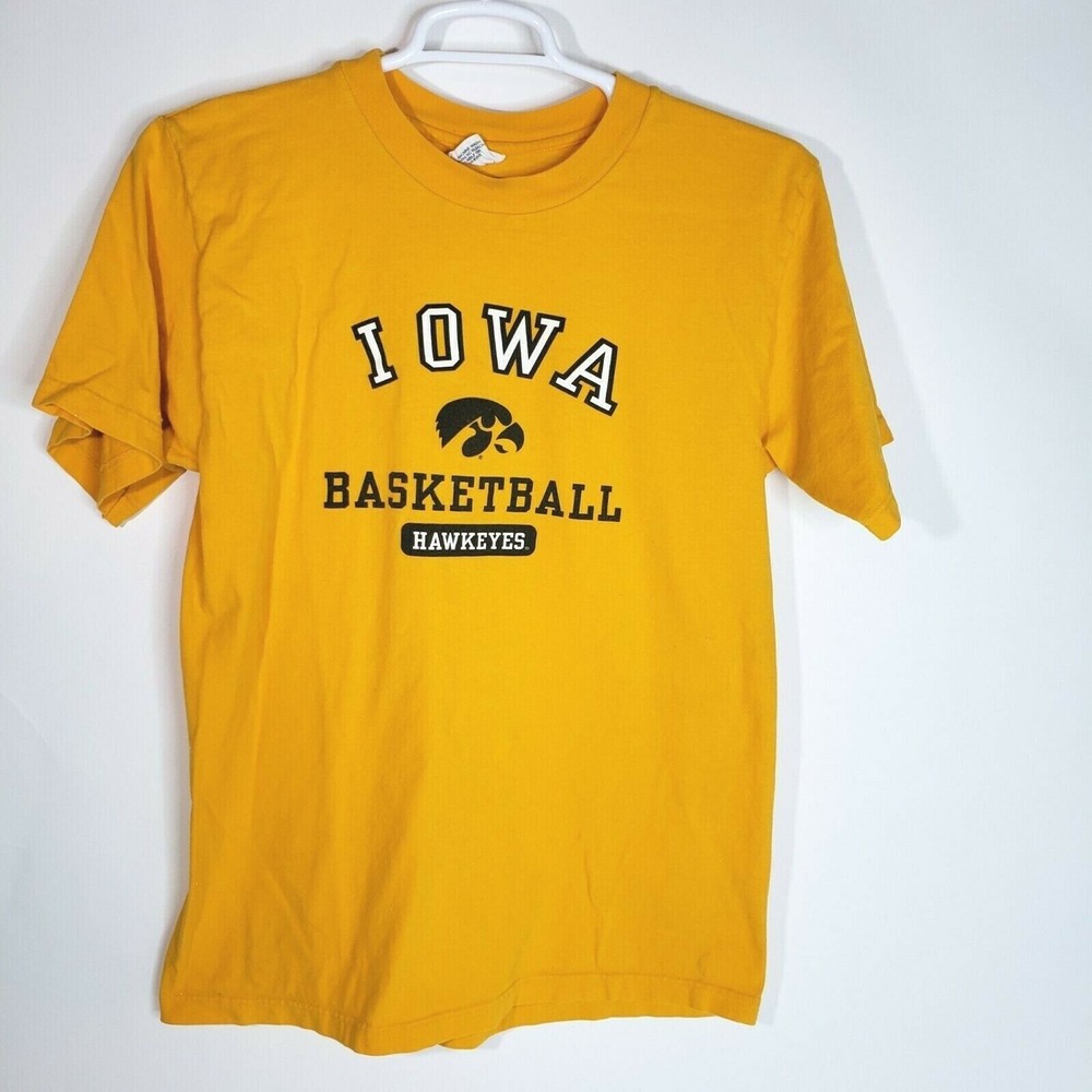 Vintage Cotton Exchange Iowa Hawkeyes T-Shirt Basketball Made in USA Large